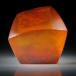 baltischer Bernstein, Fantasieform ca.45x45x24mm