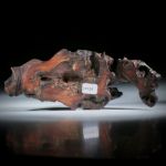 Wurzelholz, handgeschliffene Kleinskulptur, teilweise naturbelassen ca.123x47x13mm