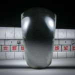 Edelsteinring Jadeit schwarz, aus Australien, im Verlauf geschliffen und poliert, Seiten naturbelassen, Innendurchmesser 18.6mm