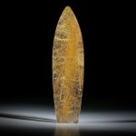 Messergriff aus Rutilquarz ca.113x30x11.5mm