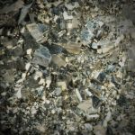 Pyrit auf Schiefer, grosses Herz ca.70x60x8mm