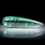Turmalin 24.37ct. Cabochon Tropfen ca.39.5x11.5x7.5mm