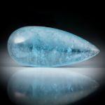 Turmalin 10.57ct. Cabochon Tropfen ca.24.5x11x5.5mm