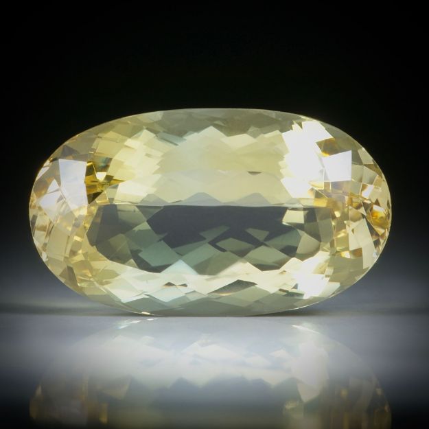 Goldberyll 15.86ct. oval facettiert ca.22x13x9mm