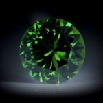Chromturmalin 2.51ct. Rundschliff facettiert ca.9x9x5.6mm
