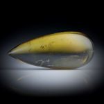 Turmalin 12.81ct. Tropfen Cabochon ca. 26.5x11.5x5.5mm