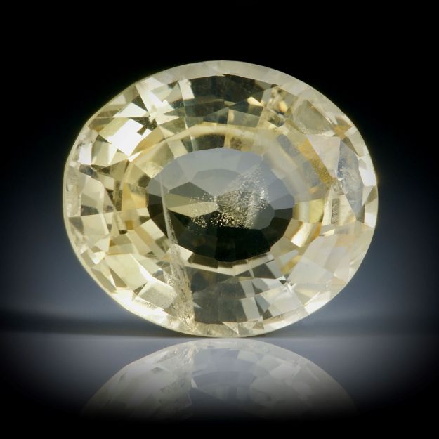 Saphir Ceylon unerhitzt 7.34ct. oval facettiert ca.13x11.5x5.5mm