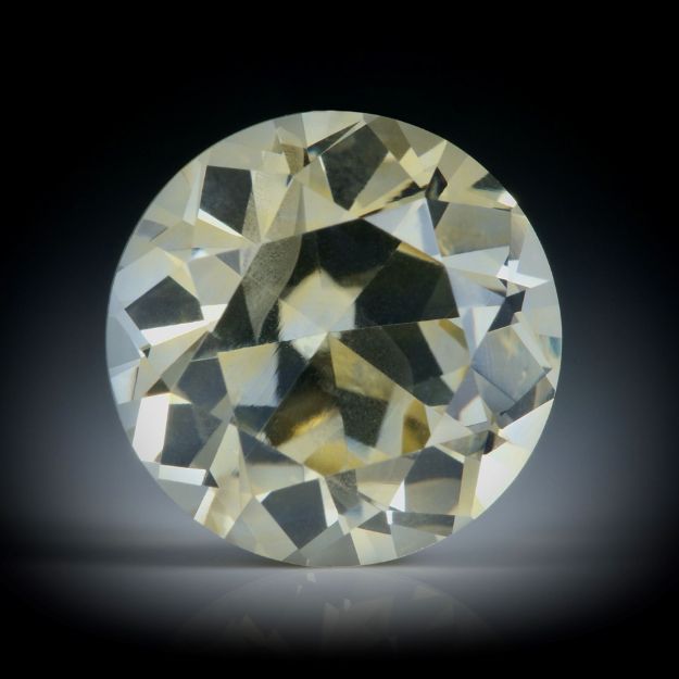 Saphir Ceylon unerhitzt 11.83ct. runder Präzisionsschliff ca.13x13x9mm
