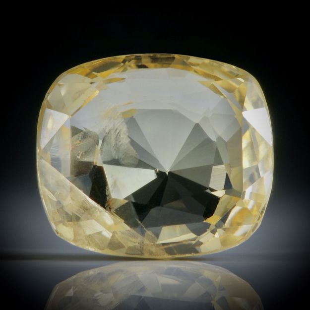 Saphir Ceylon unerhitzt 6.01ct. Kissenschliff ca.11x9.5x5mm