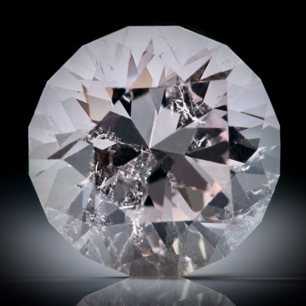 Morganit 16.37ct. Präzisionsschliff rund, ca. 16.5x16.5x12mm