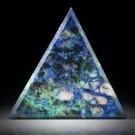 Azurit Malachit Dreieck ca.53x43x4mm