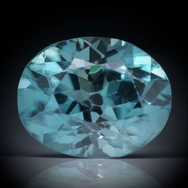 Zirkon 7.89ct.  oval facettiert ca.12.7x10x6.5mm