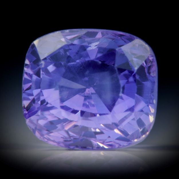 Saphir Ceylon unerhitzt, color-changing 4.35ct. Cushion facettiert ca.8.5x7.5x7mm