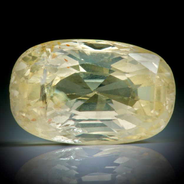 Saphir Ceylon unerhitzt 10.17ct. oval facettiert ca.15x9x7.5mm