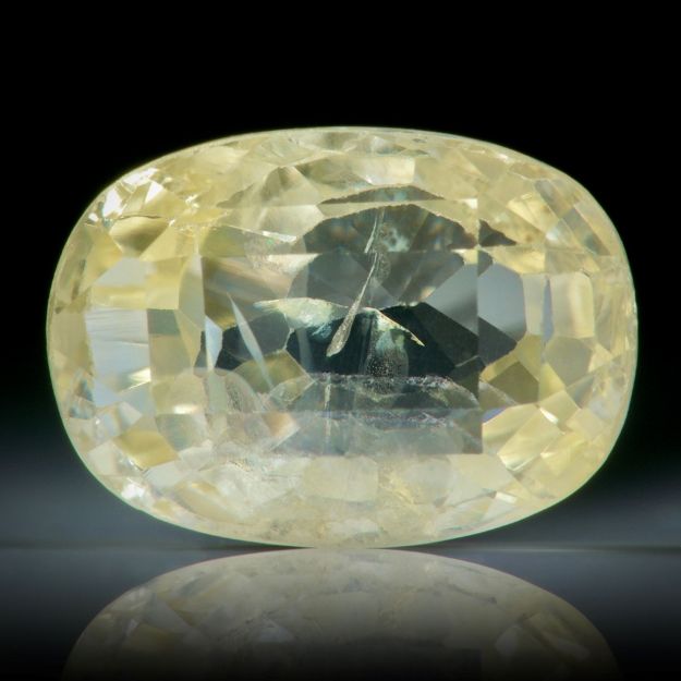 Saphir Ceylon unerhitzt 4.52ct. oval facettiert ca.11x7.5x5mm