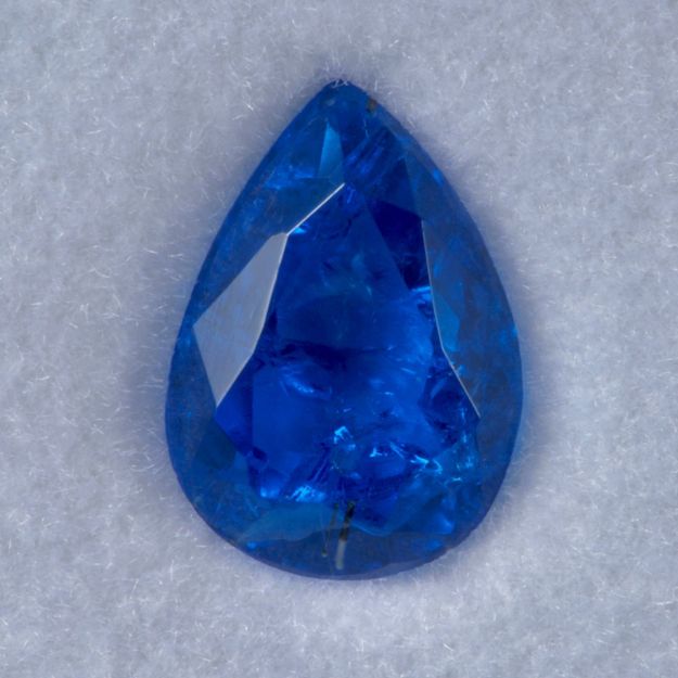 Hauyn, Eifel, 0.54ct. Tropfen facettiert ca.6x5mm