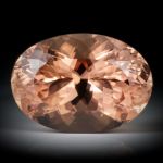 Morganit 77.03ct. GIA Zertifikat, Einschlussfrei, oval, ca.34x24.2x17.4mm