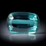 Turmalin Indigolith 4.11ct. Cushion Cut, ca.12x7.9x5.1mm