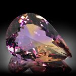 Ametrin 21.75ct. unbehandelt, Tropfenform ca. 24x16.3x10.6mm