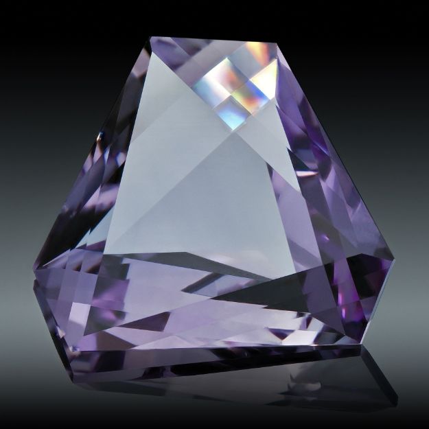 Amethyst 29.77ct. Spiegelschliff ca.26.8x21.8x8.5mm