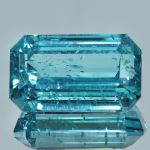 Apatit 16.98ct. Smaragdschliff ca.18.3x11.2x8.9mm