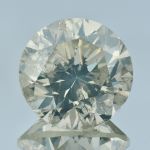 Diamant 3.02 ct. L/i1 mit Zertifikat, rund, ca.8.9x8.9x6mm