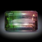 Turmalin 29.47ct. Bicolor, Smaragdschliff ca. 22.4x13.8x10.8mm