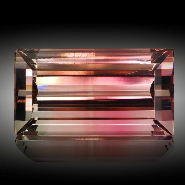 Turmalin 8.6ct. Smaragdschliff ca.15.7x8.7x7mm