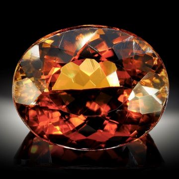 Turmalin 6.3ct. Oval facettiert, ca.12.9x10.3x7.3mm