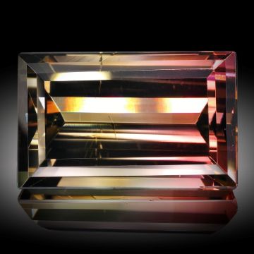 Turmalin 6.27ct. Treppenschliff ca.13.3x8.3x6.2mm