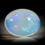 Edelopal Äthiopien 8.89ct. ovaler Cabochon ca.17.6x14x7.8mm