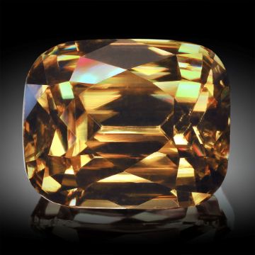 Zirkon 8.56ct. Tansania, Grösse 11.5x9.4x6.9mm